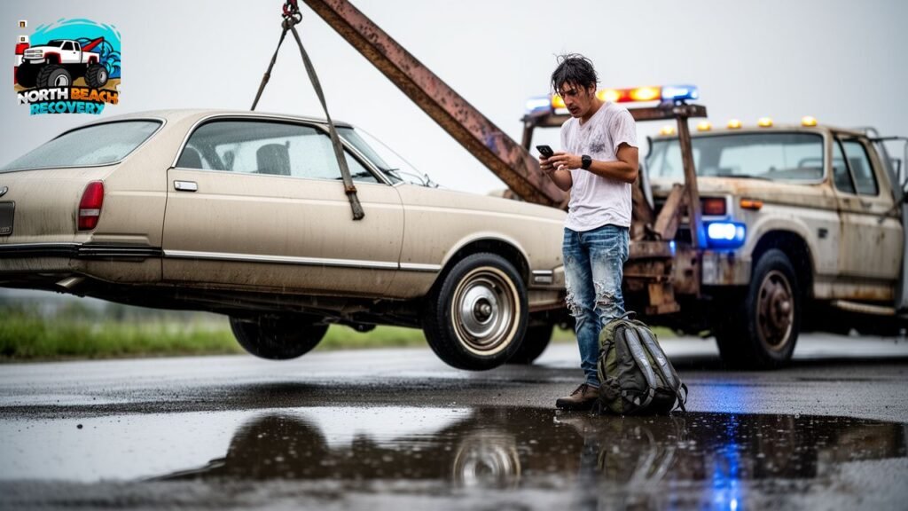 Driver_stranded_on_the_side_of_the_road_waiting_for_roadside_assistance