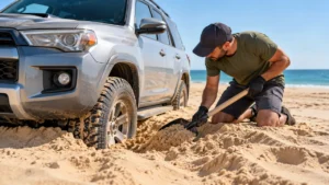 What To Do If Your Vehicle Gets Stuck In The Sand